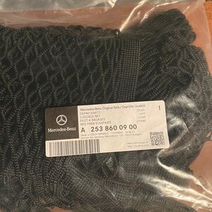 Mercedes-Benz Black Luggage Net: keeps groceries/luggage in place while driving